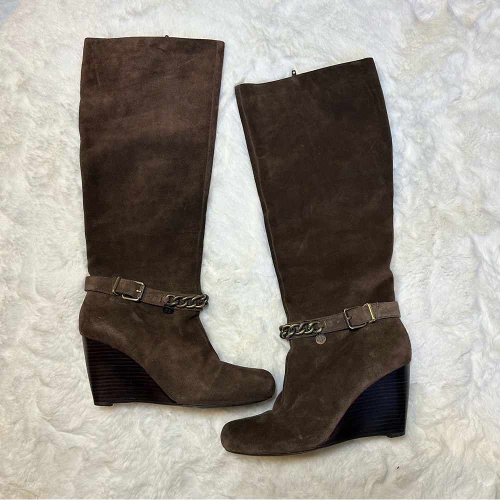 BCBGeneration Merryl Suede Leather Boots